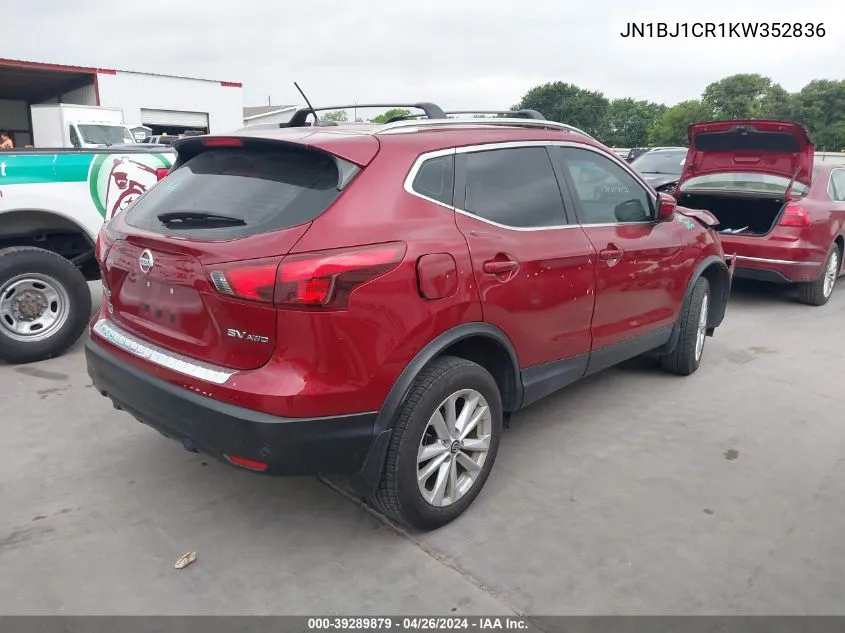 JN1BJ1CR1KW352836 2019 Nissan Rogue Sport Sv