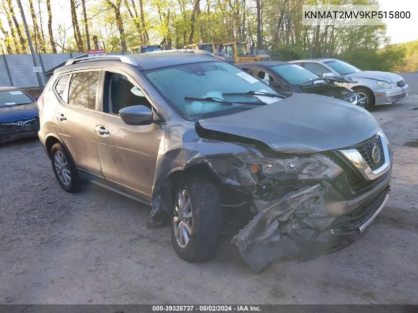 KNMAT2MV9KP515800 2019 Nissan Rogue Sv