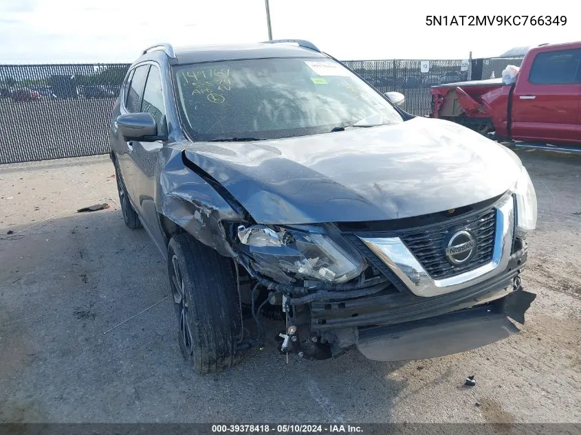 5N1AT2MV9KC766349 2019 Nissan Rogue Sl