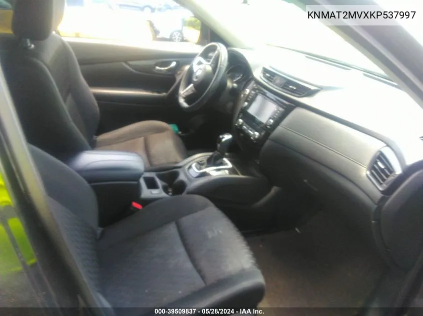 KNMAT2MVXKP537997 2019 Nissan Rogue Sv