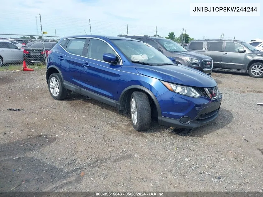 JN1BJ1CP8KW244244 2019 Nissan Rogue Sport S