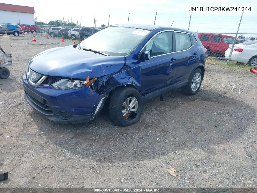 JN1BJ1CP8KW244244 2019 Nissan Rogue Sport S