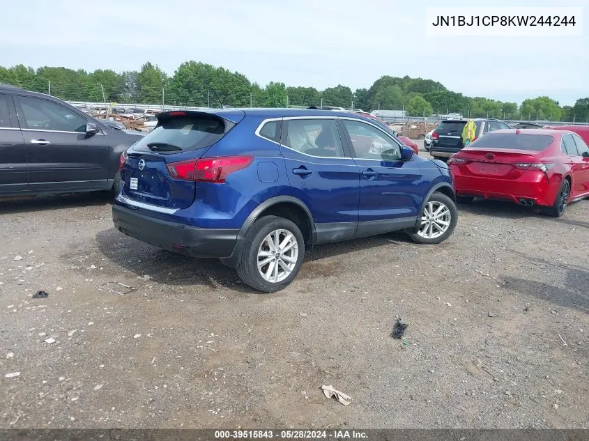 JN1BJ1CP8KW244244 2019 Nissan Rogue Sport S