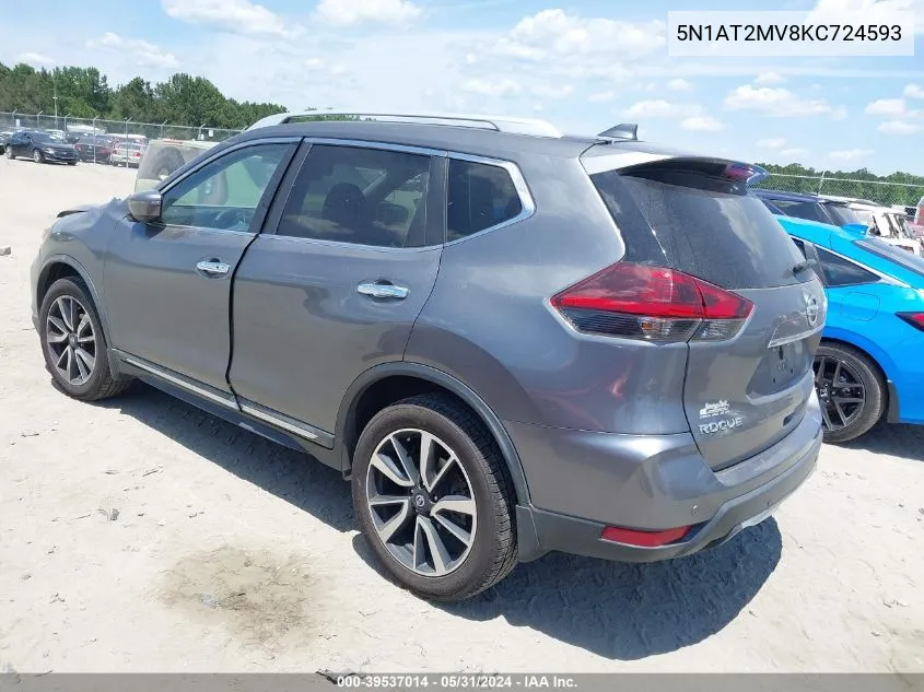 5N1AT2MV8KC724593 2019 Nissan Rogue Sl