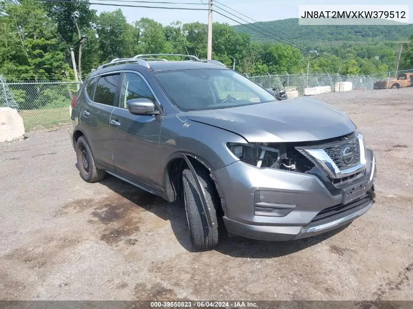 JN8AT2MVXKW379512 2019 Nissan Rogue Sv