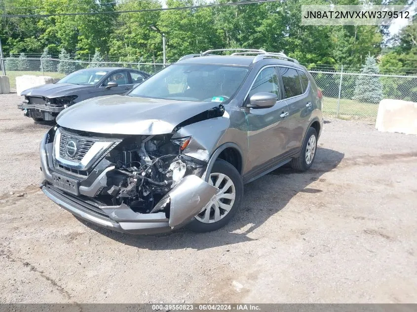 2019 Nissan Rogue Sv VIN: JN8AT2MVXKW379512 Lot: 39550823