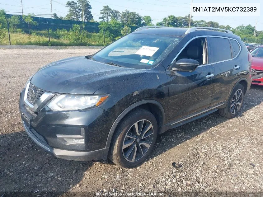 5N1AT2MV5KC732389 2019 Nissan Rogue Sl