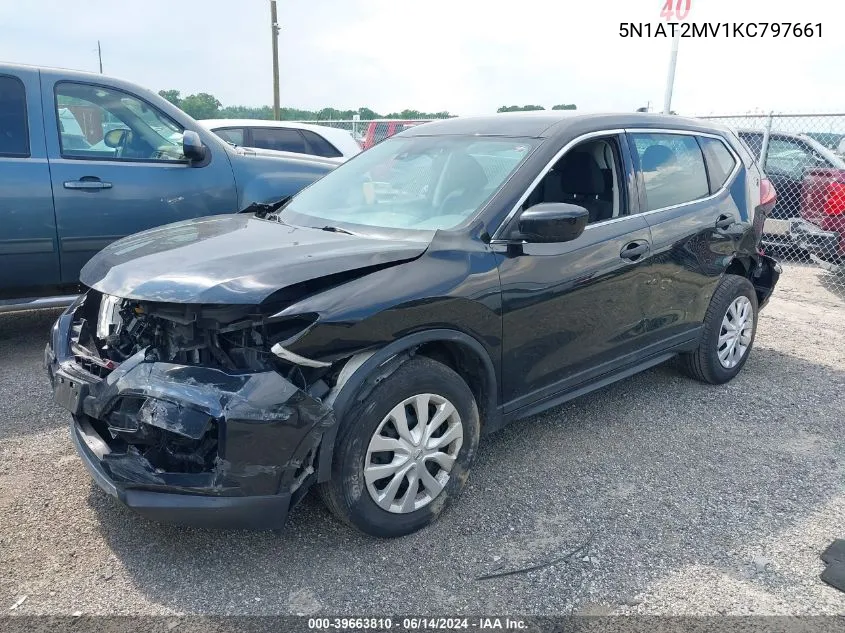 5N1AT2MV1KC797661 2019 Nissan Rogue S