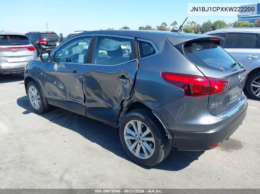 2019 Nissan Rogue Sport S VIN: JN1BJ1CPXKW222200 Lot: 39678548