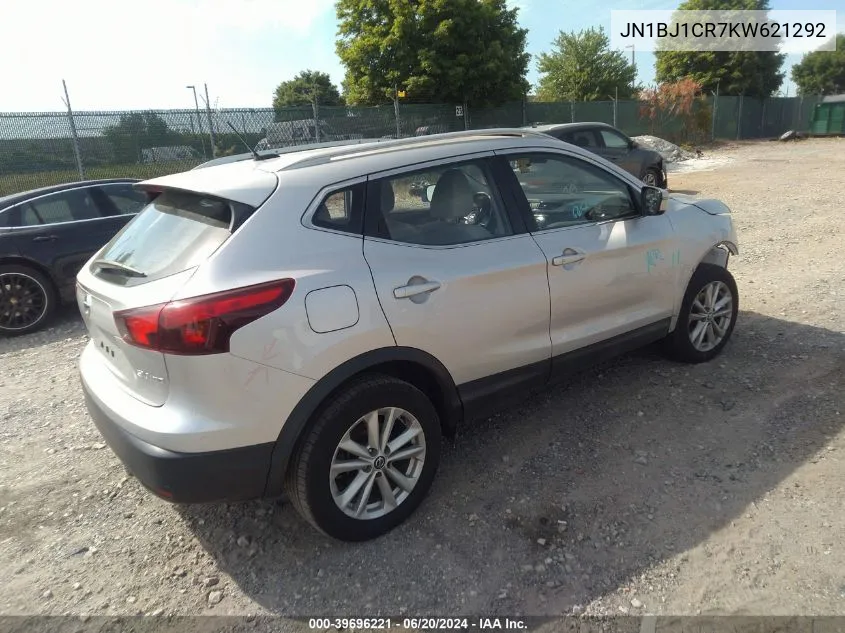 JN1BJ1CR7KW621292 2019 Nissan Rogue Sport Sv