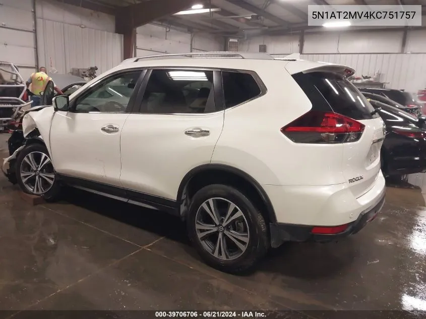 5N1AT2MV4KC751757 2019 Nissan Rogue Sv