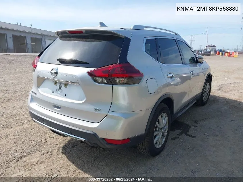 2019 Nissan Rogue Sv VIN: KNMAT2MT8KP558880 Lot: 39720262