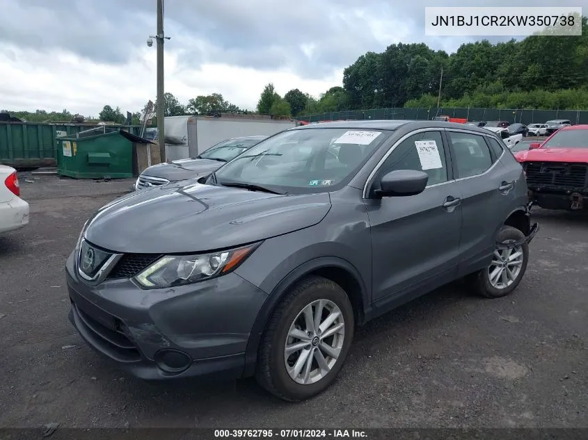 2019 Nissan Rogue Sport S VIN: JN1BJ1CR2KW350738 Lot: 39762795