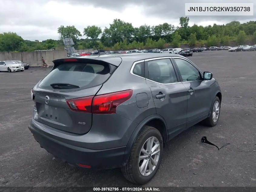 2019 Nissan Rogue Sport S VIN: JN1BJ1CR2KW350738 Lot: 39762795