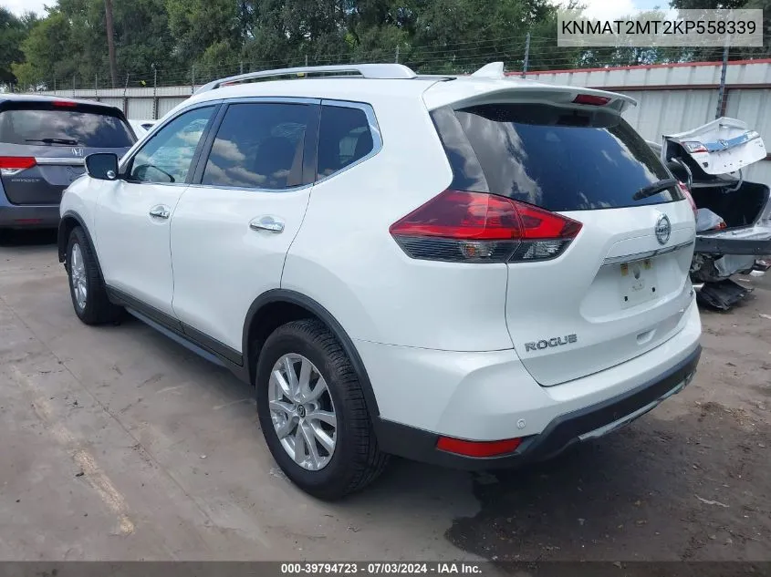 2019 Nissan Rogue Sv VIN: KNMAT2MT2KP558339 Lot: 39794723