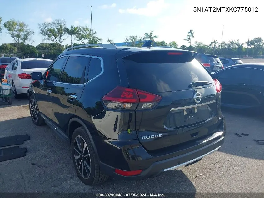 5N1AT2MTXKC775012 2019 Nissan Rogue Sl