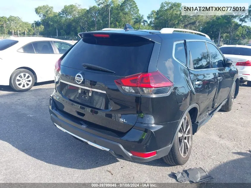 5N1AT2MTXKC775012 2019 Nissan Rogue Sl