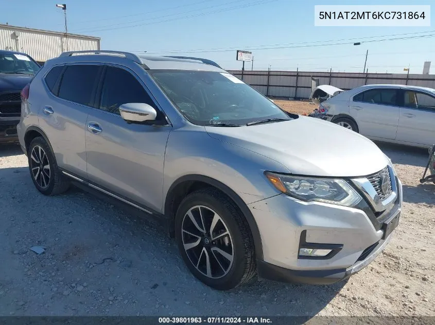 2019 Nissan Rogue Sl VIN: 5N1AT2MT6KC731864 Lot: 39801963