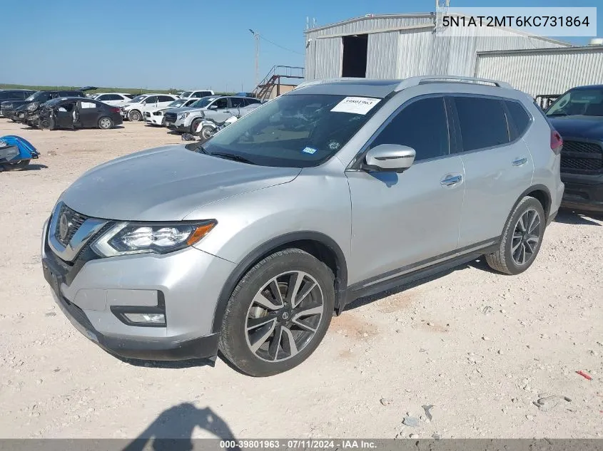 5N1AT2MT6KC731864 2019 Nissan Rogue Sl