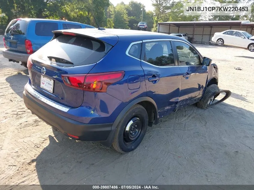 2019 Nissan Rogue Sport S VIN: JN1BJ1CP7KW220453 Lot: 39807486