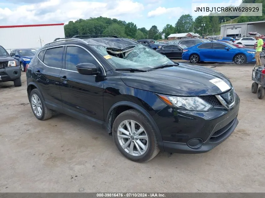 2019 Nissan Rogue Sport Sv VIN: JN1BJ1CR8KW628929 Lot: 39816476