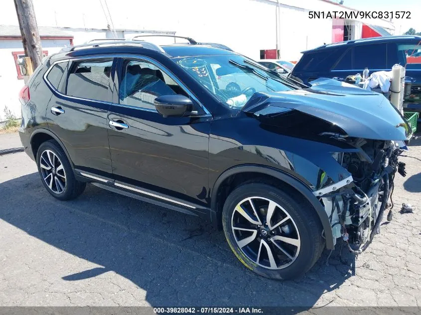 5N1AT2MV9KC831572 2019 Nissan Rogue Sl