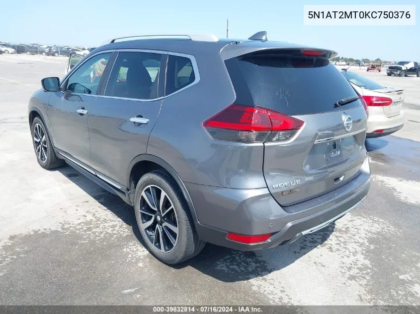 5N1AT2MT0KC750376 2019 Nissan Rogue Sl