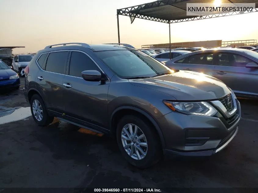 KNMAT2MT8KP531002 2019 Nissan Rogue Sv