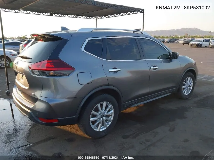 KNMAT2MT8KP531002 2019 Nissan Rogue Sv