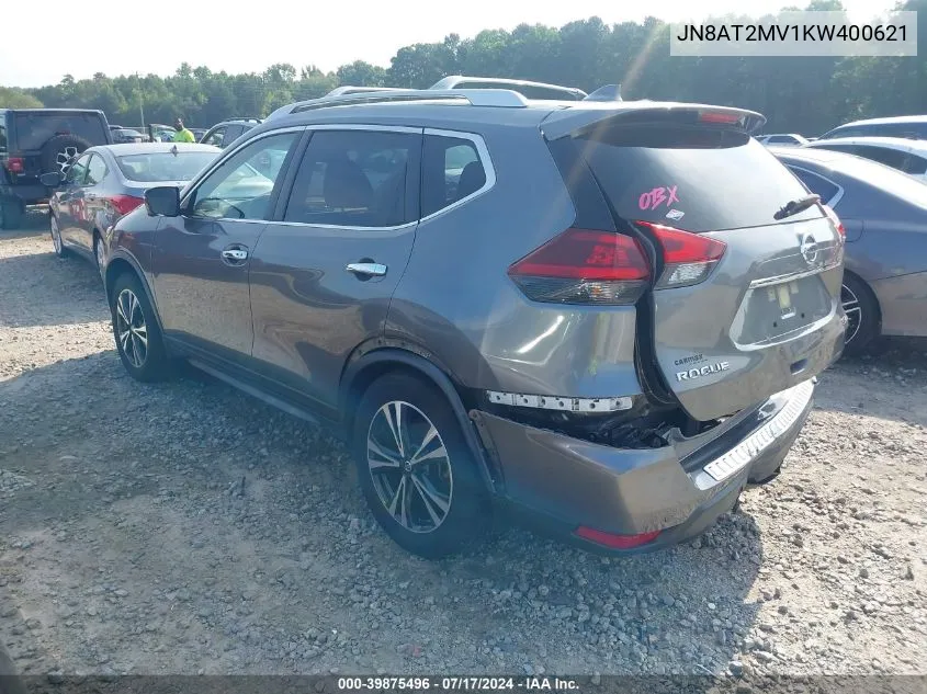 2019 Nissan Rogue Sv VIN: JN8AT2MV1KW400621 Lot: 39875496