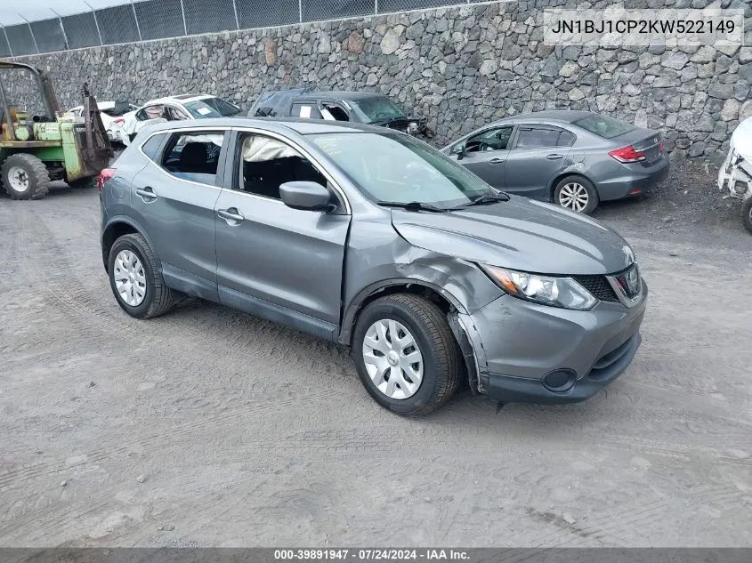 JN1BJ1CP2KW522149 2019 Nissan Rogue Sport S