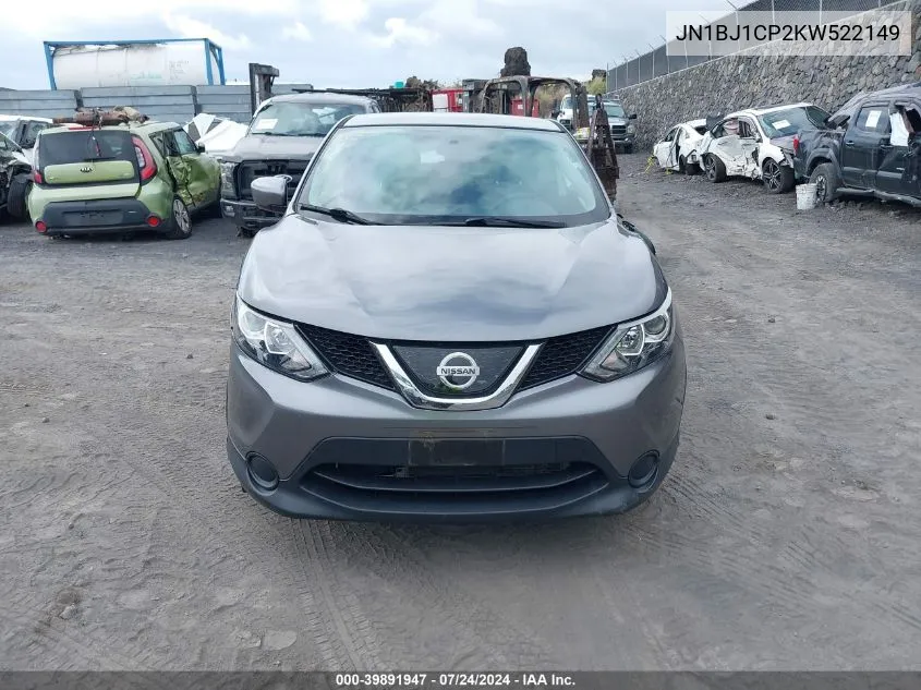 JN1BJ1CP2KW522149 2019 Nissan Rogue Sport S