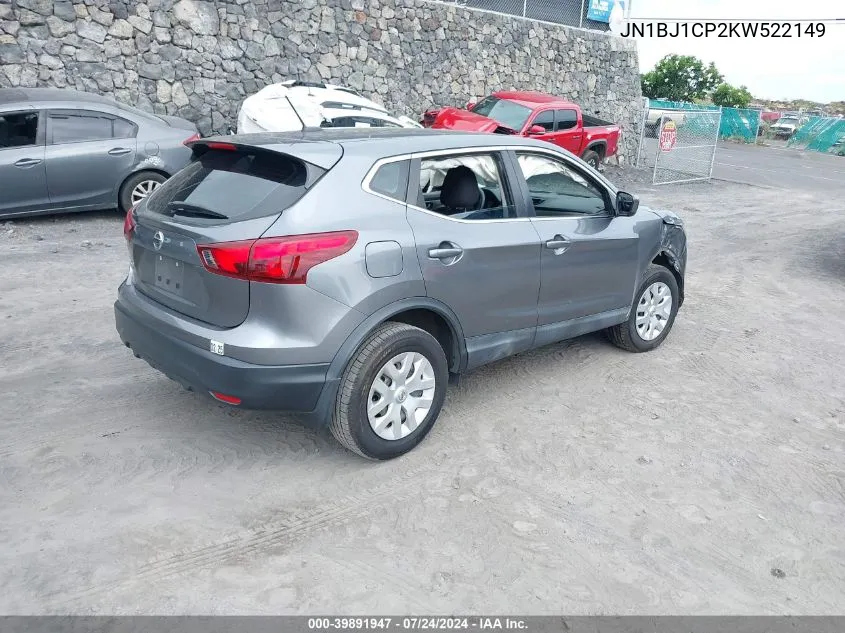 JN1BJ1CP2KW522149 2019 Nissan Rogue Sport S