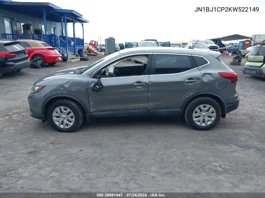 2019 Nissan Rogue Sport S VIN: JN1BJ1CP2KW522149 Lot: 39891947