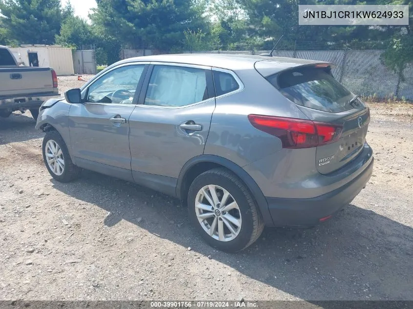 JN1BJ1CR1KW624933 2019 Nissan Rogue Sport S