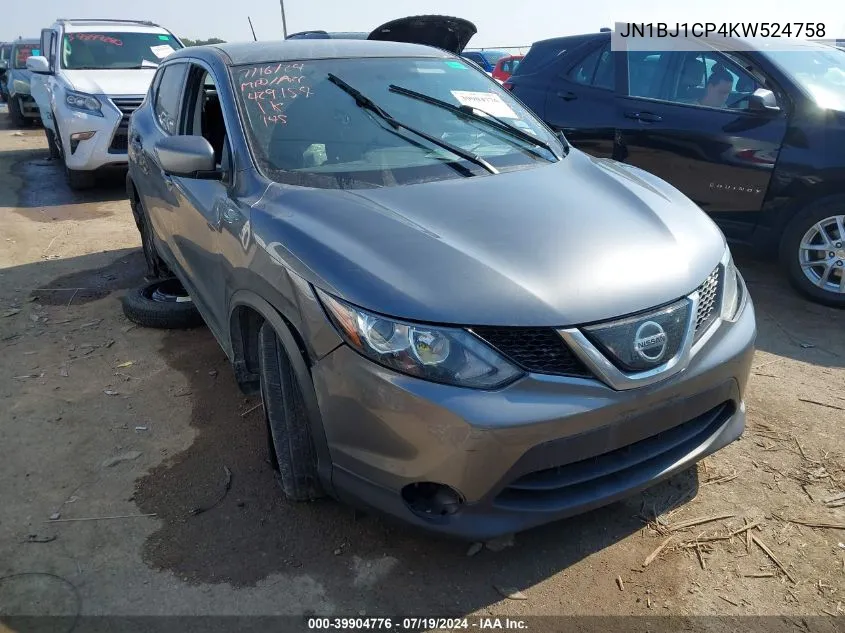 JN1BJ1CP4KW524758 2019 Nissan Rogue Sport S