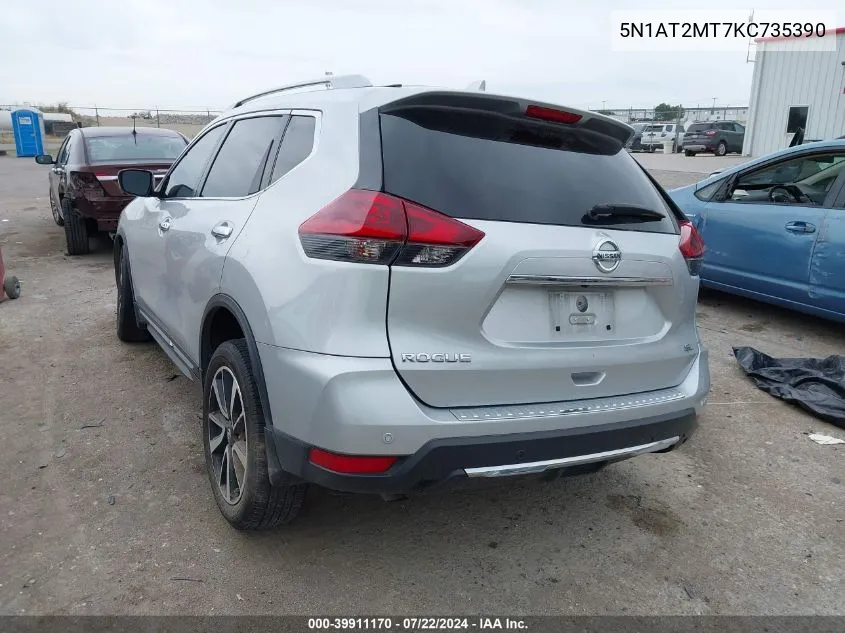 5N1AT2MT7KC735390 2019 Nissan Rogue Sl