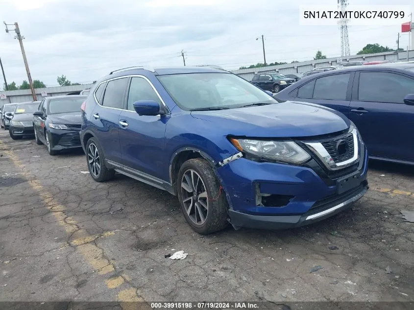 5N1AT2MT0KC740799 2019 Nissan Rogue Sl