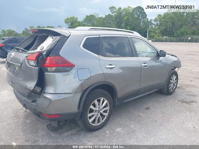 JN8AT2MT9KW253981 2019 Nissan Rogue Sv