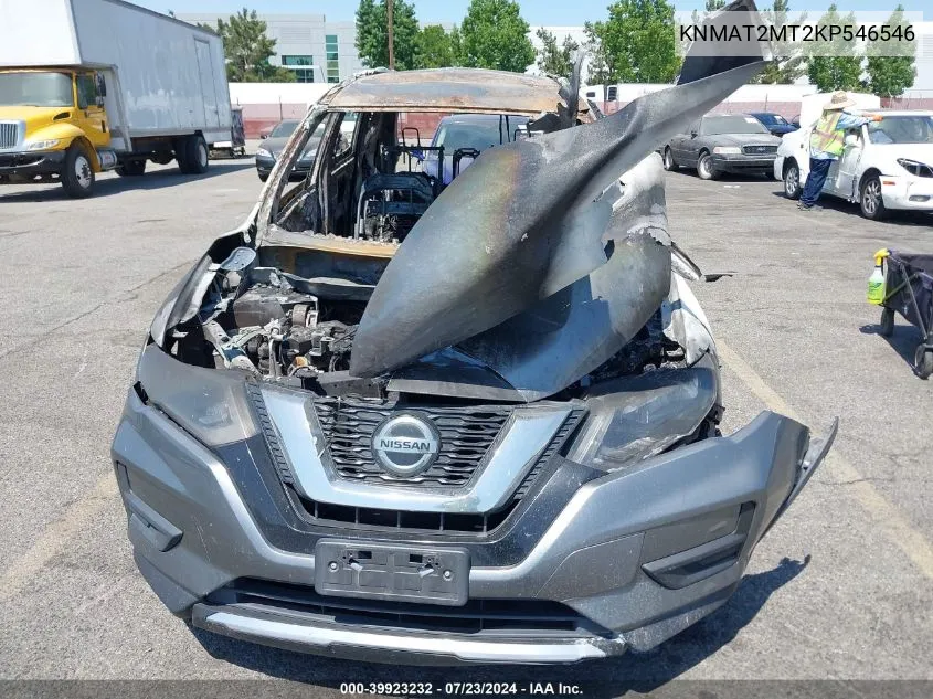 2019 Nissan Rogue Sv VIN: KNMAT2MT2KP546546 Lot: 39923232