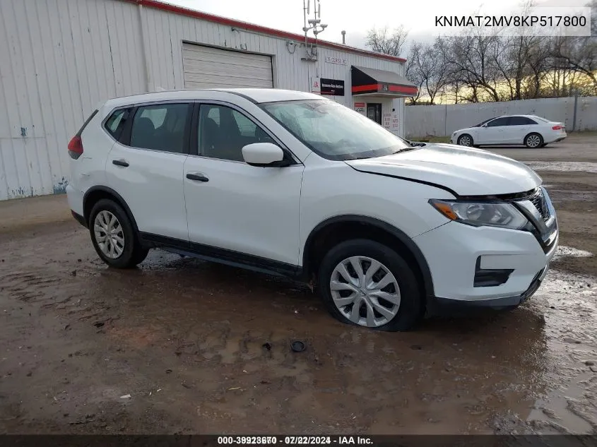 2019 Nissan Rogue S VIN: KNMAT2MV8KP517800 Lot: 39923670