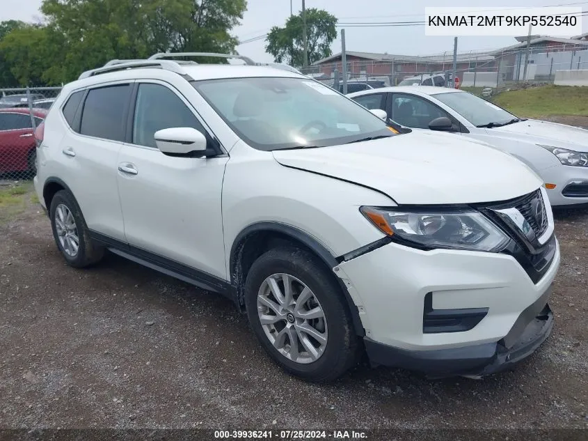 KNMAT2MT9KP552540 2019 Nissan Rogue Sv