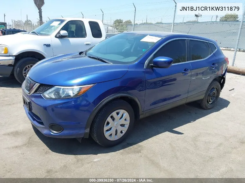 2019 Nissan Rogue Sport S VIN: JN1BJ1CR1KW311879 Lot: 39936250