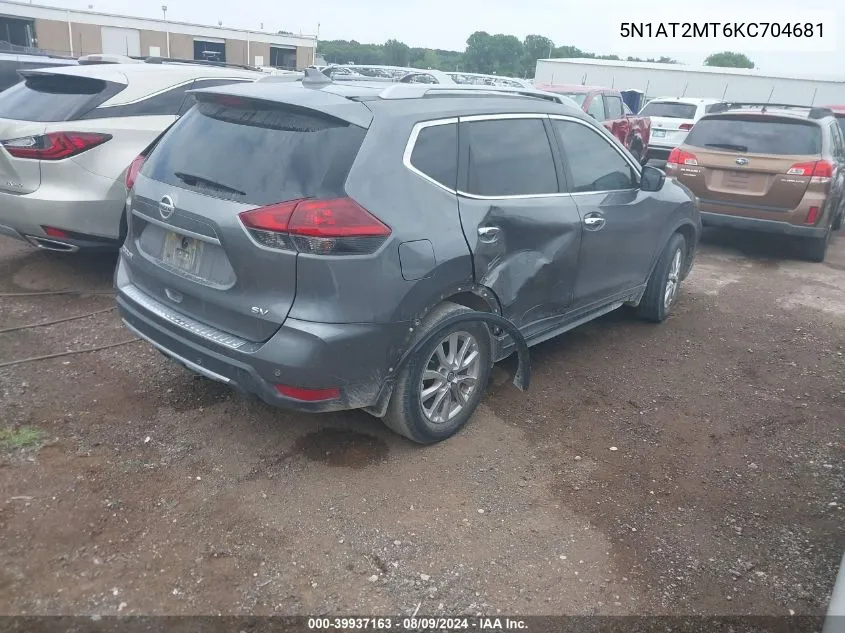 5N1AT2MT6KC704681 2019 Nissan Rogue Sv