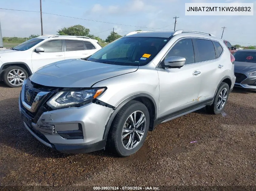 2019 Nissan Rogue Sv VIN: JN8AT2MT1KW268832 Lot: 39937524