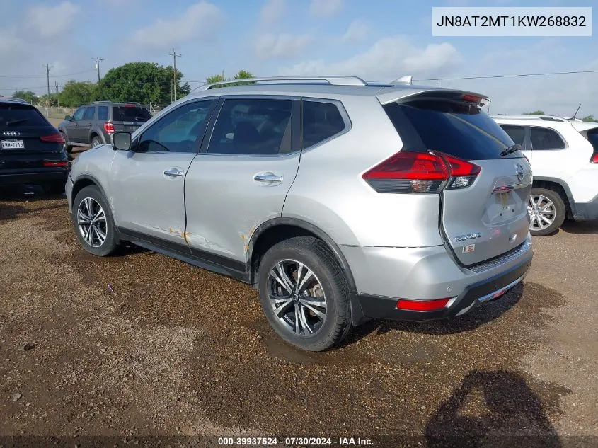 2019 Nissan Rogue Sv VIN: JN8AT2MT1KW268832 Lot: 39937524