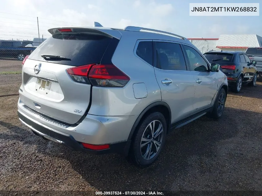 2019 Nissan Rogue Sv VIN: JN8AT2MT1KW268832 Lot: 39937524