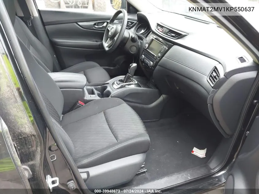 KNMAT2MV1KP550637 2019 Nissan Rogue Sv