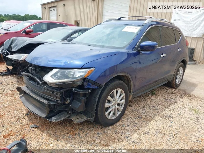 2019 Nissan Rogue Sv VIN: JN8AT2MT3KW250266 Lot: 39950298