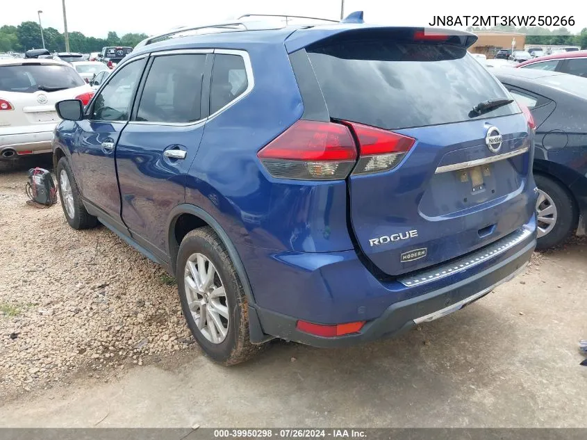 2019 Nissan Rogue Sv VIN: JN8AT2MT3KW250266 Lot: 39950298